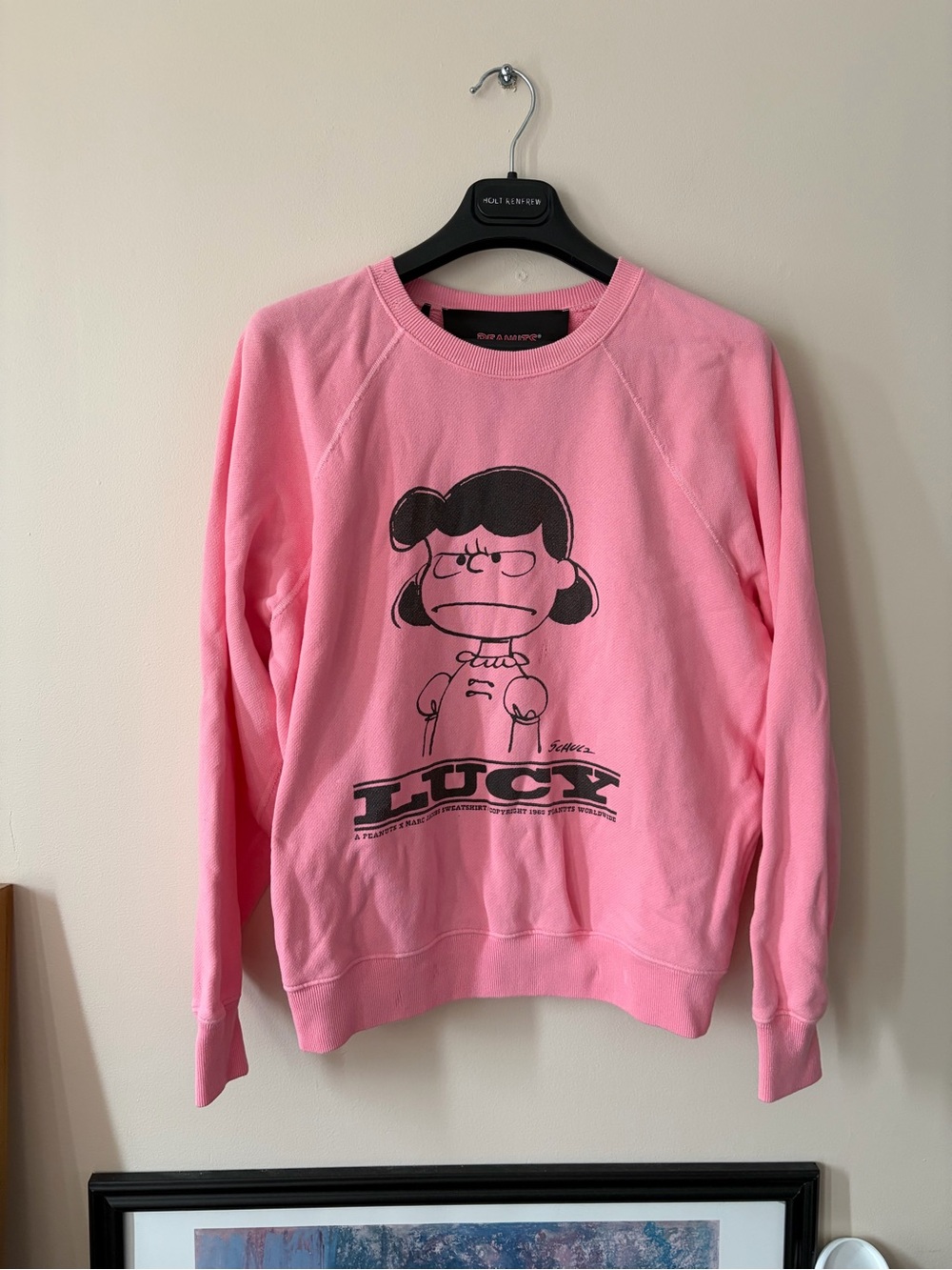Marc Jacob - Pink Lucy Graphic Crewneck Sweatshirt